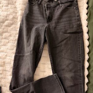 Abercrombie & Fitch Dark Gray Women's Straight Leg Jeans